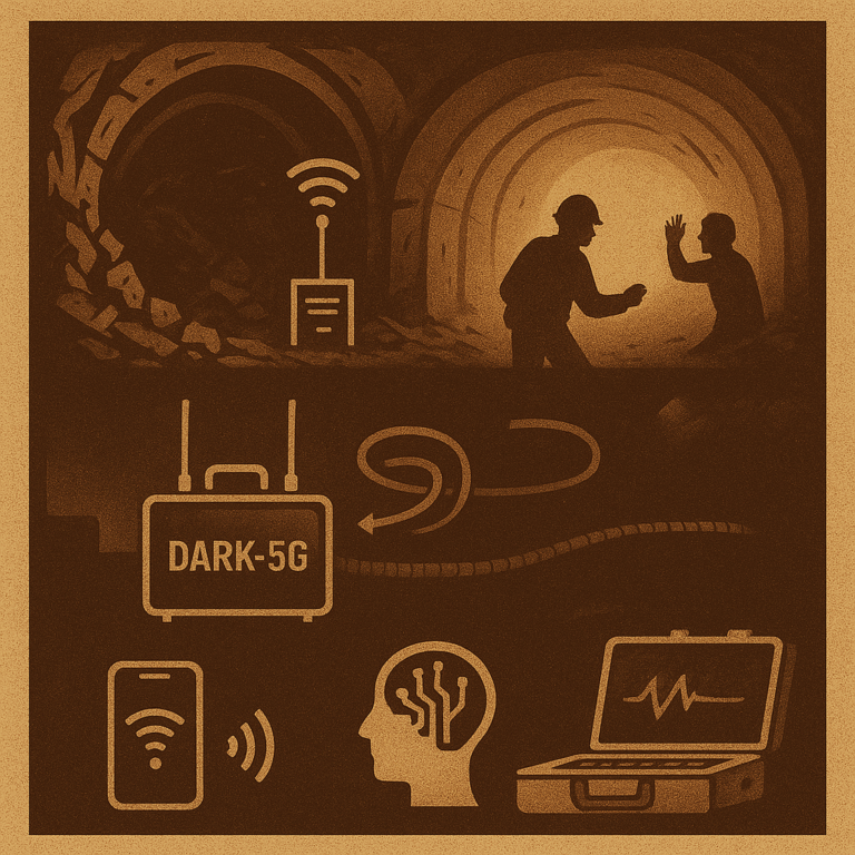 DARK-5G: Reinventing Emergency Communications for Underground Crises